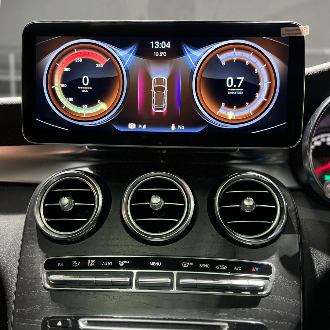 Mercedes-Benz GLC (2016-2022) Apple CarPlay Android Auto 12.3" Touch Screen