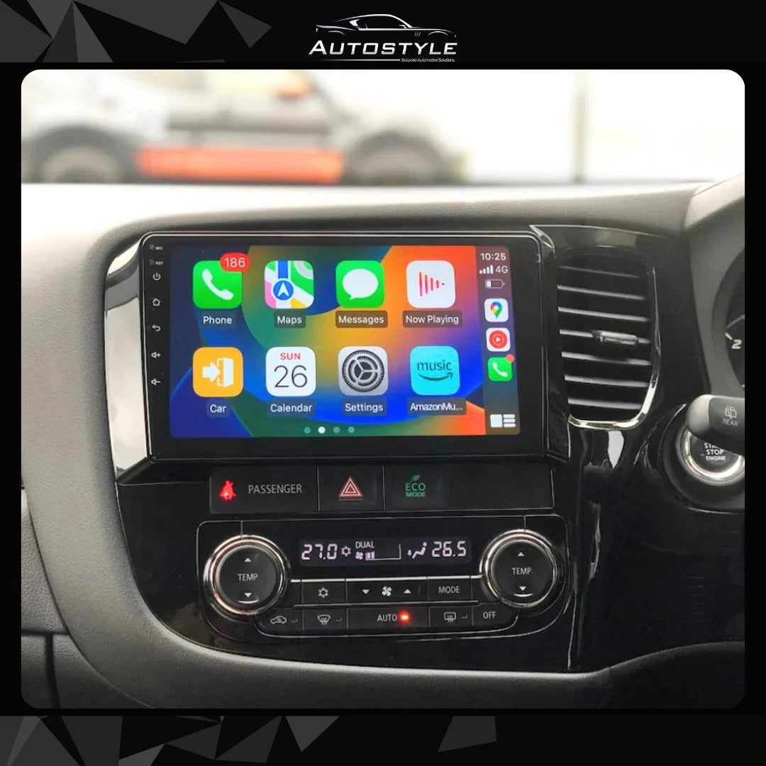 Mitsubishi Outlander Apple Carplay / Android Auto 9" Stereo Upgrade