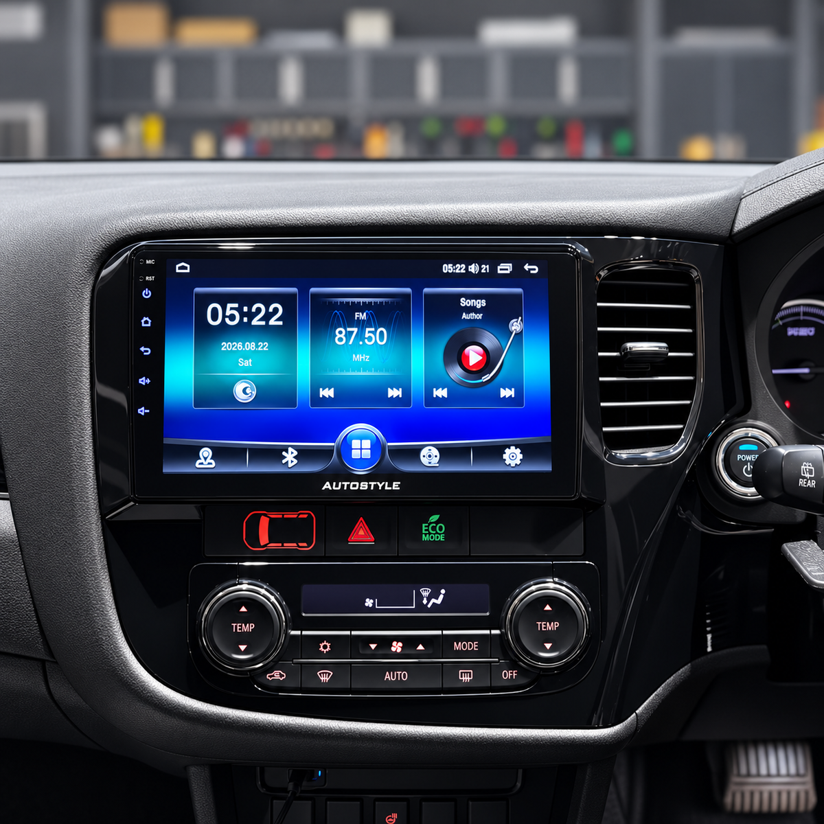 Mitsubishi Outlander Apple Carplay / Android Auto 9" Stereo Upgrade 2012-21