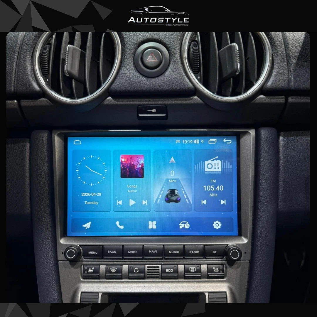 Porsche BOXSTER Apple Carplay / Android Auto 9" Stereo Upgrade