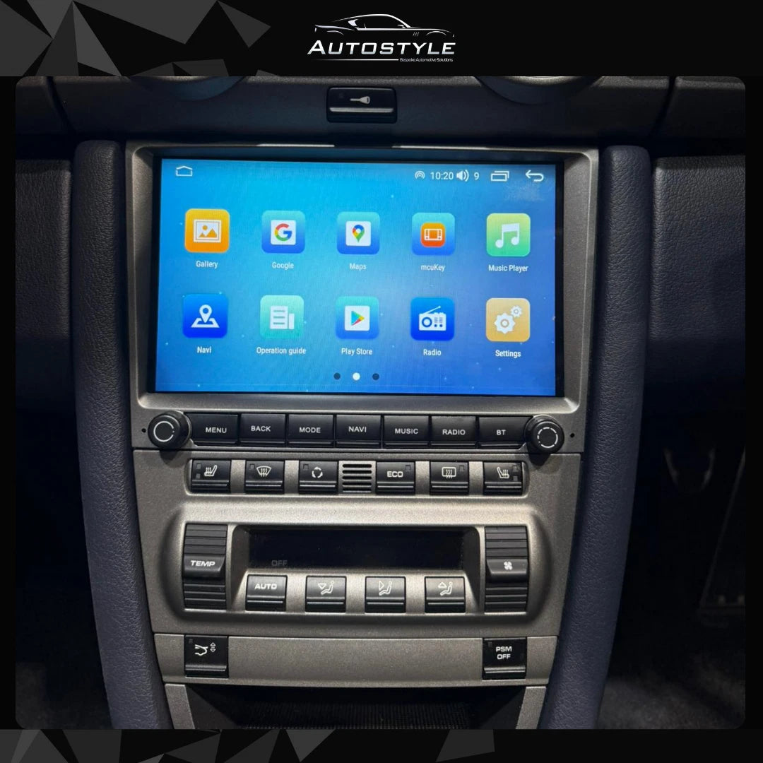 Porsche BOXSTER Apple Carplay / Android Auto 9" Stereo Upgrade