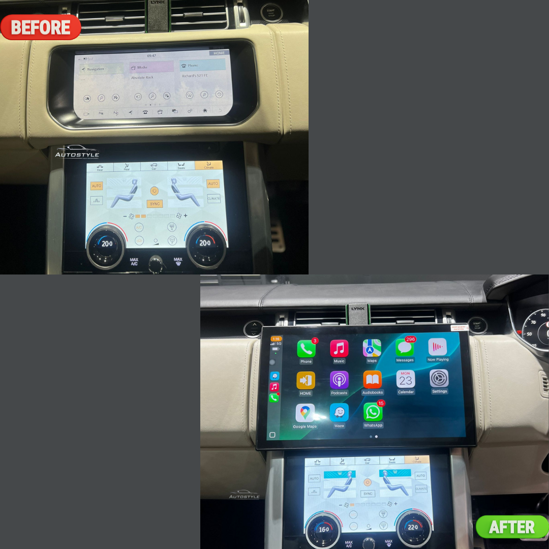 Range Rover Vogue L405 13.3" (2013-ON) Android Screen Upgrade and Wireless Apple CarPlay