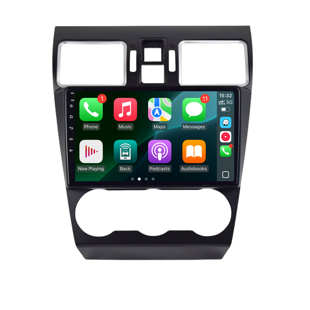 Subaru Forester 4 SJ Impreza XV WRX Apple Carplay / Android Auto 9" Stereo Upgrade RHD 2015-2019