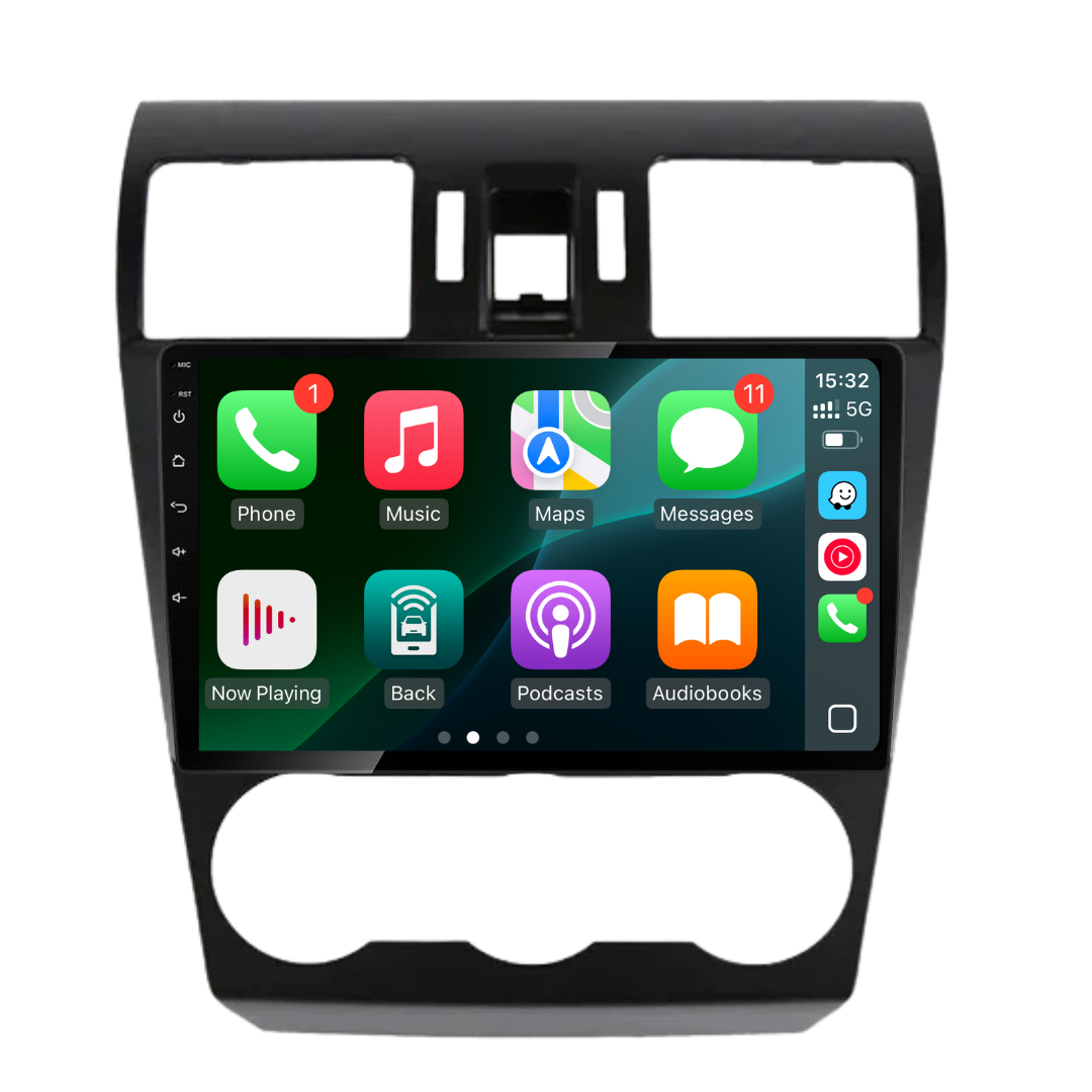 Subaru Forester 4 SJ Impreza XV WRX Apple Carplay / Android Auto 9" Stereo Upgrade RHD 2012-15