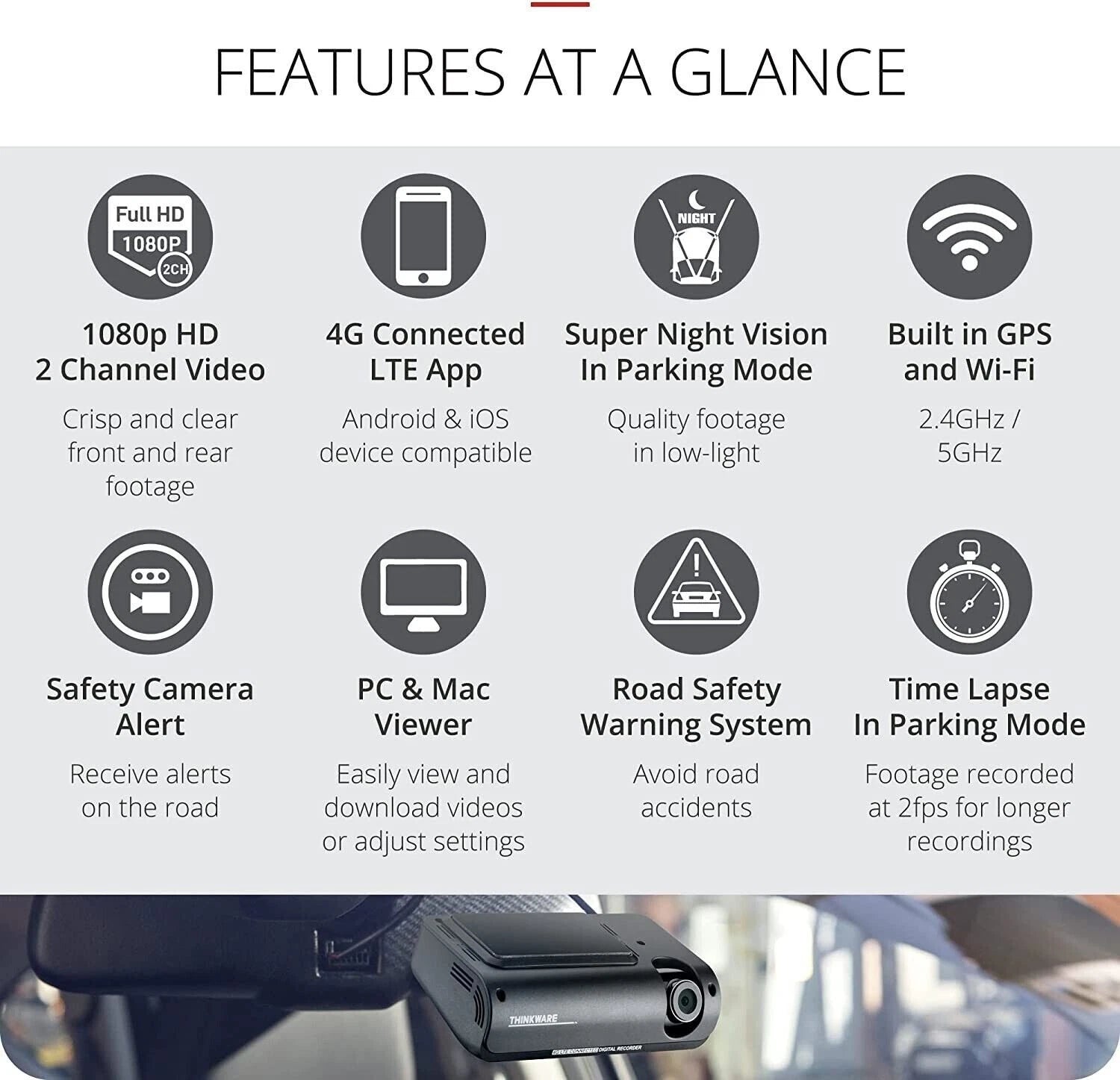 Thinkware Dash Cam T700