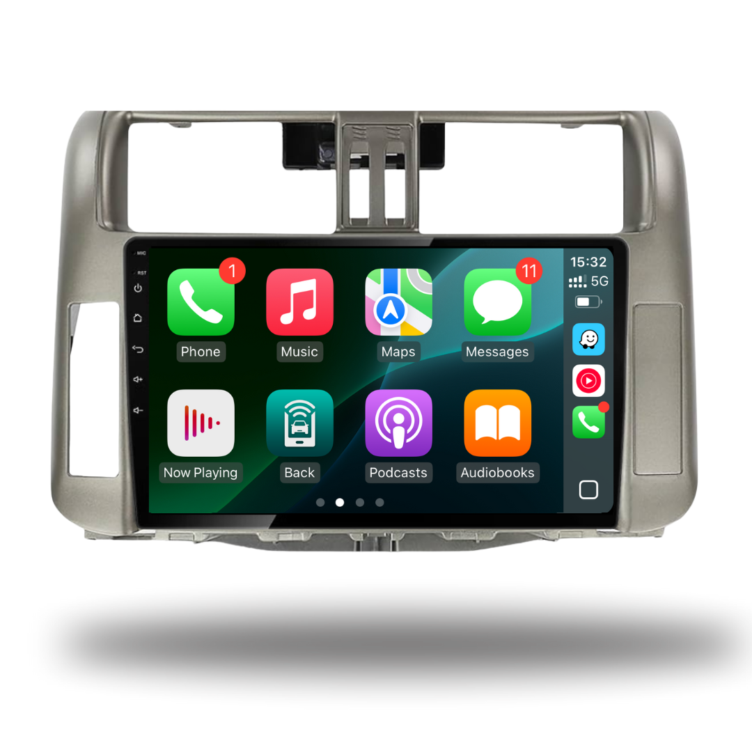 Toyota Land Cruiser Prado 150 Apple Carplay / Android Auto 9" Stereo Upgrade 2009-2013