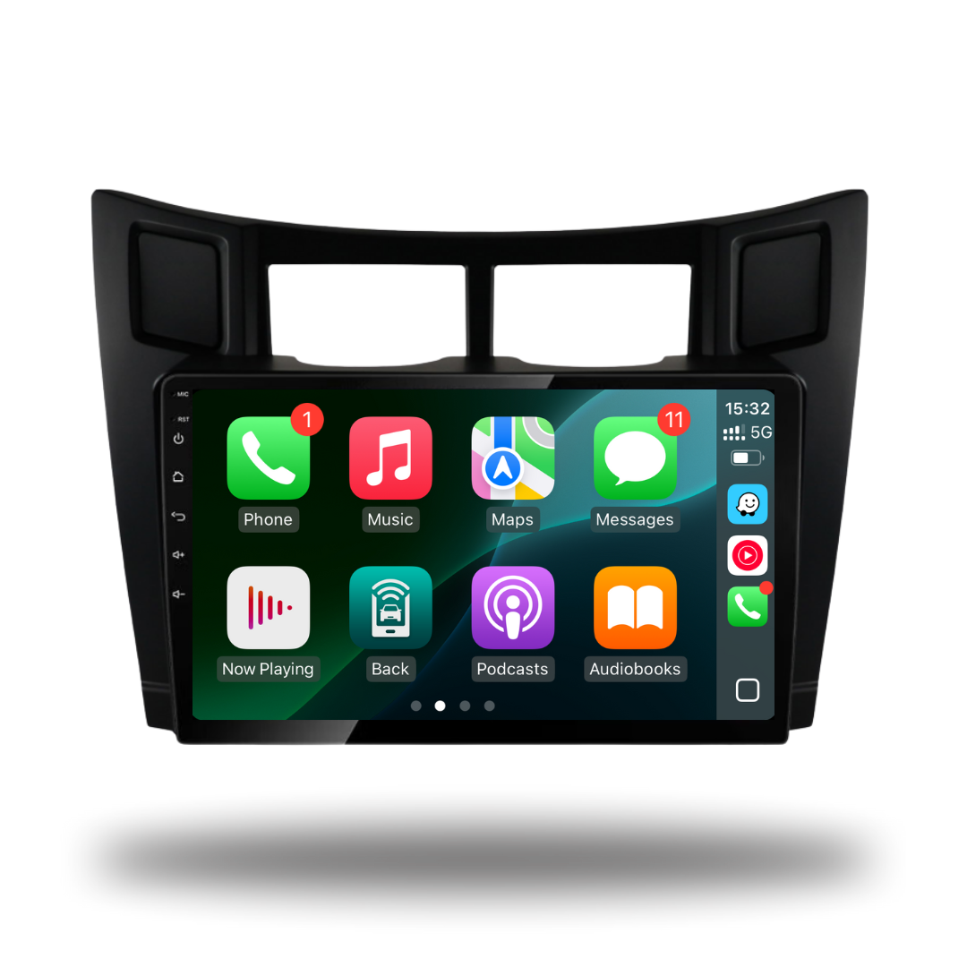 Toyota Yaris Apple Carplay / Android Auto 9" Stereo Upgrade (2005-2012)
