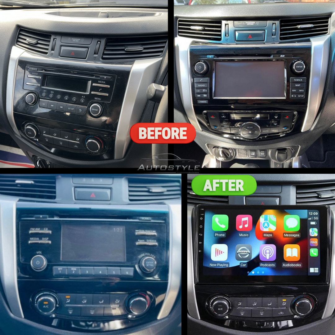 Nissan Navara Apple Carplay / Android Auto 10" Stereo Upgrade (2014-2021)