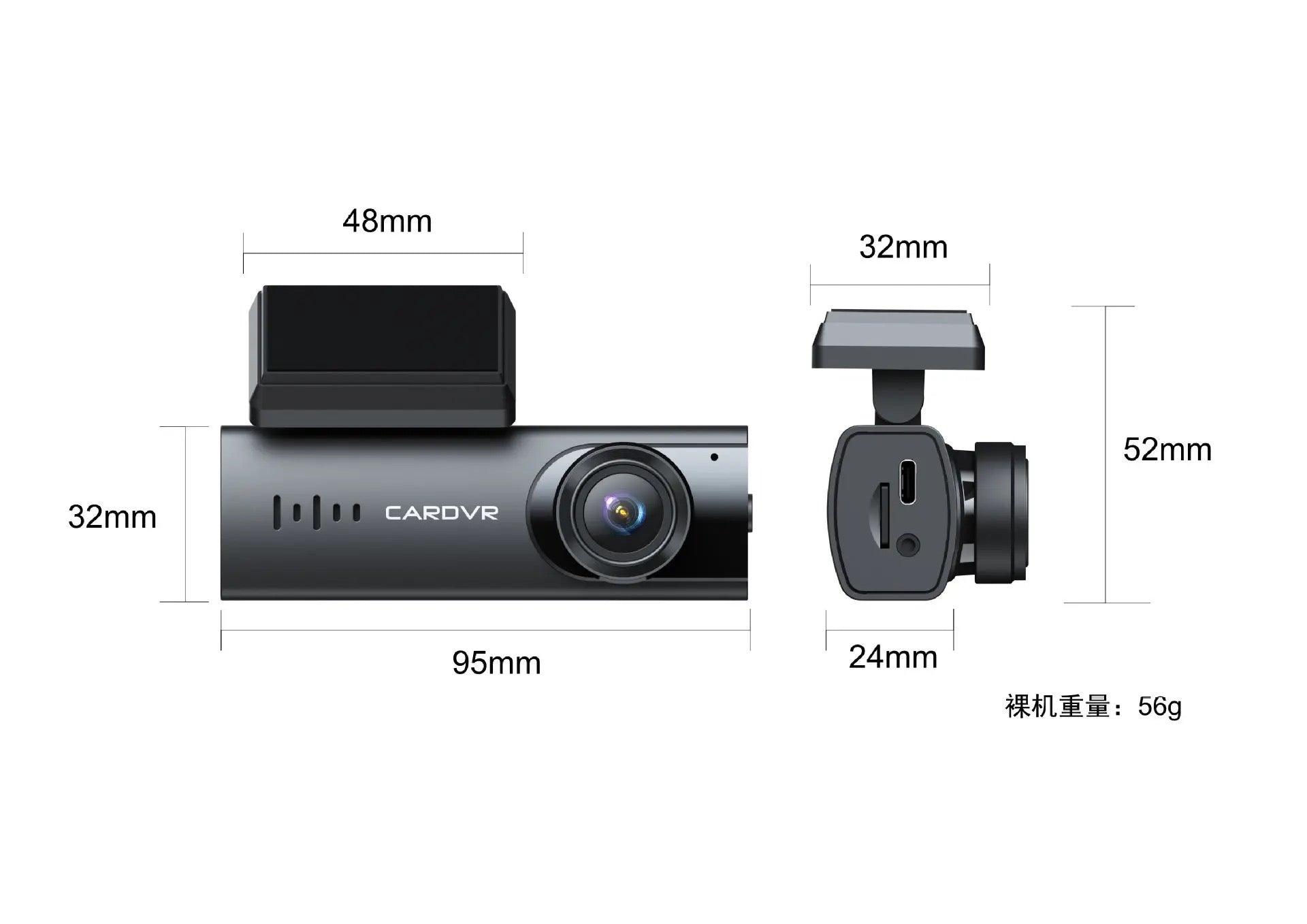 A207 Front & Rear Dashcam 32GB WiFi GPS - AUTOSTYLE UK