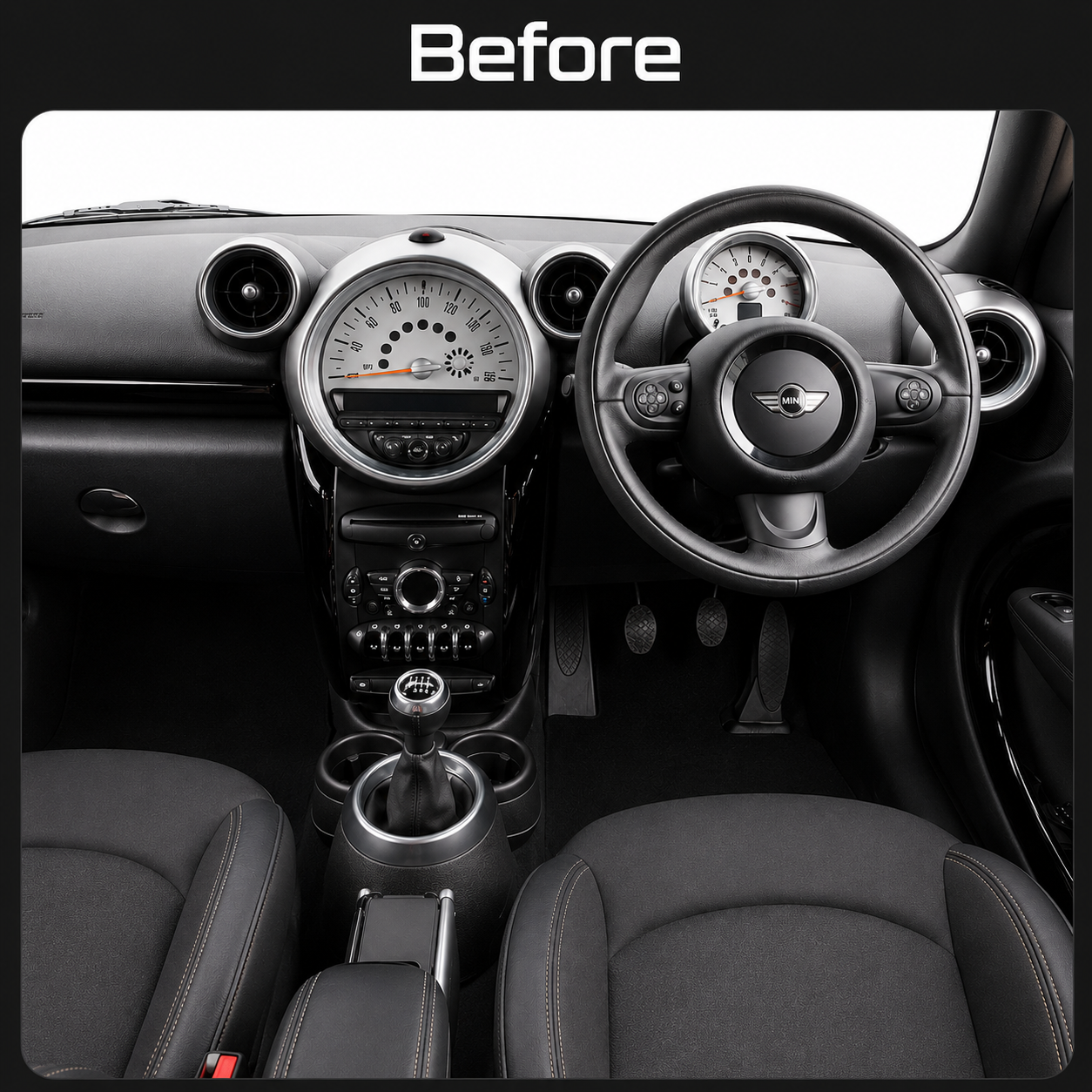 Mini Cooper S Countryman Apple Carplay / Android Auto 9" Stereo Upgrade R60 R61 2013-2016