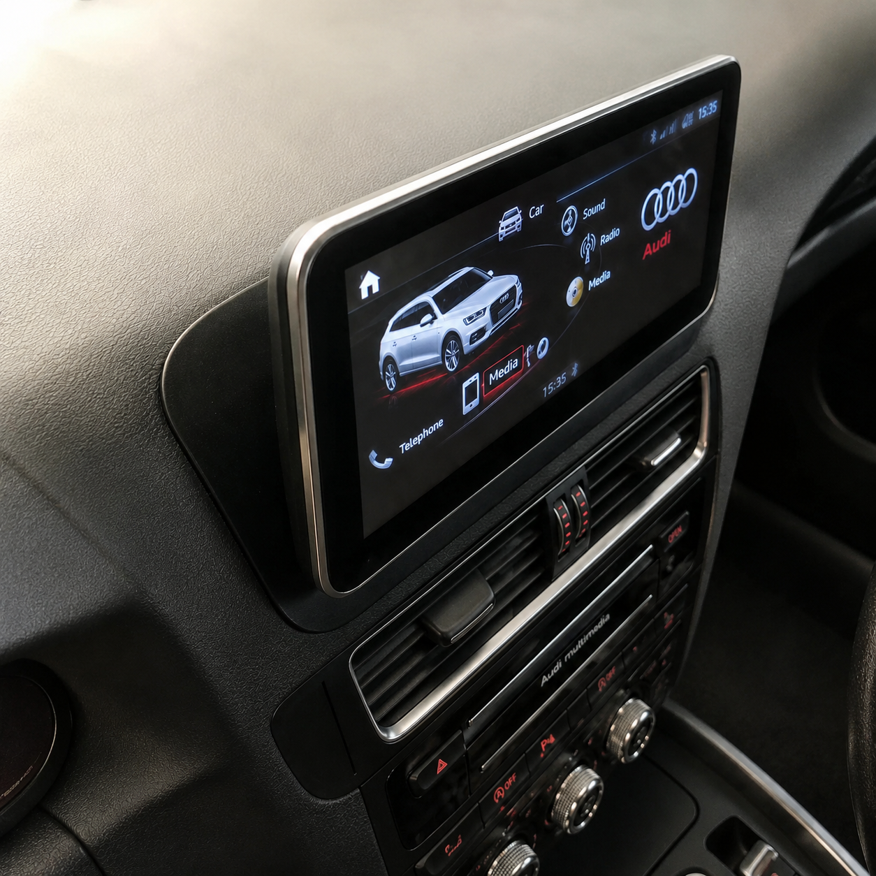 Audi Q5 (2009-2016) Apple CarPlay Android Auto 10.25" Touch Screen RHD