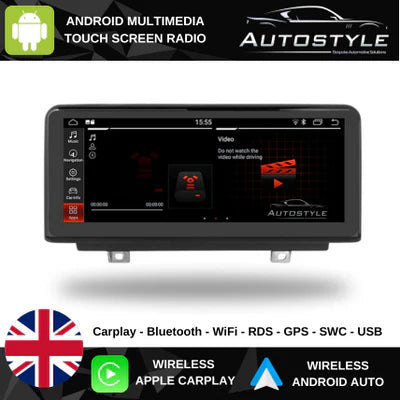 BMW X4 EVO Apple CarPlay Android Auto 10.25" Touch Screen Upgrade