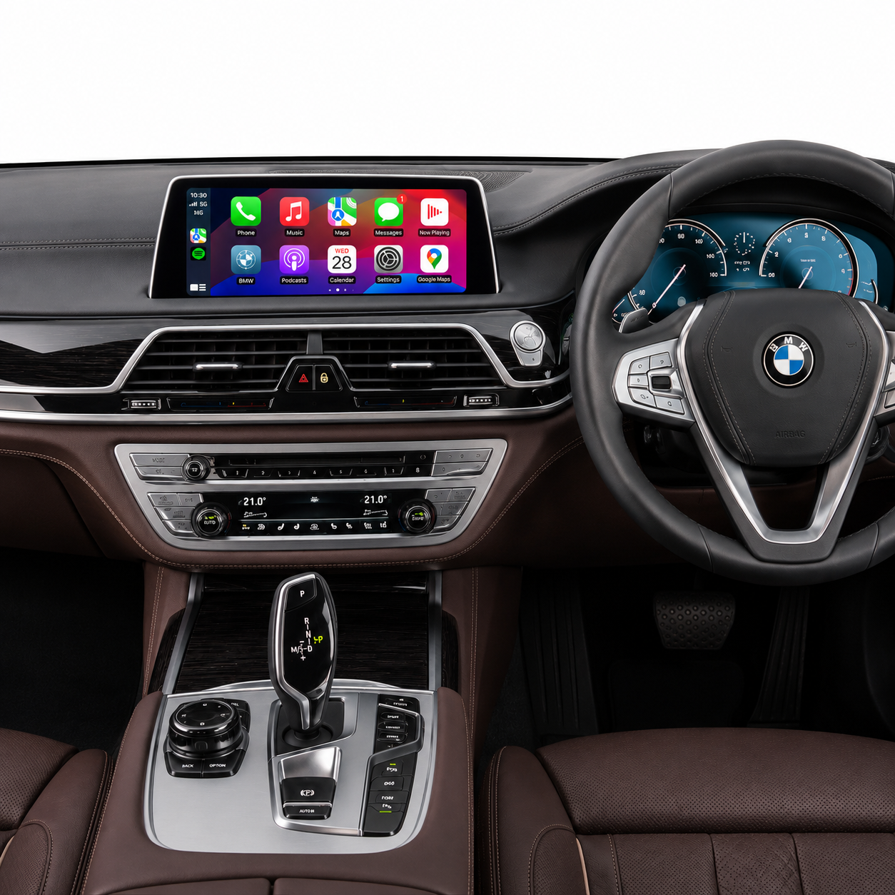 BMW 7 Series F01/F02 (2009-2015) CIC/NBT Apple CarPlay Android Auto 10.25" Touch Screen