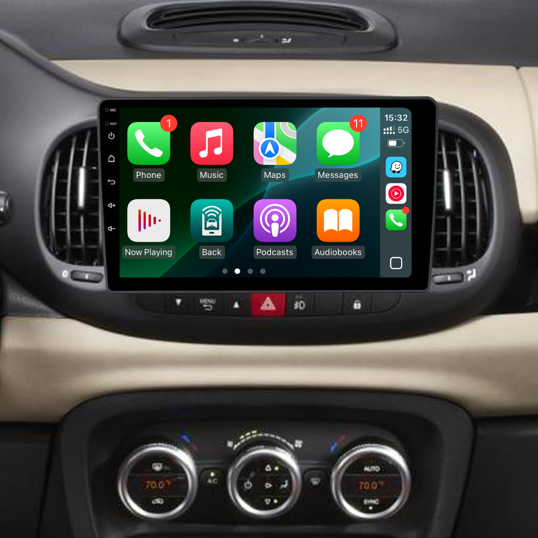 Fiat 500L Apple Carplay / Android Auto 10" Stereo Upgrade 2012-2022