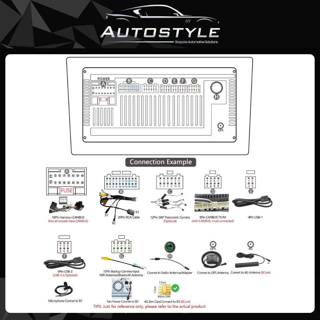 Fiat Ducato - Citroen Relay - Peugeot Boxer Apple Carplay / Android Auto 9" Stereo Upgrade
