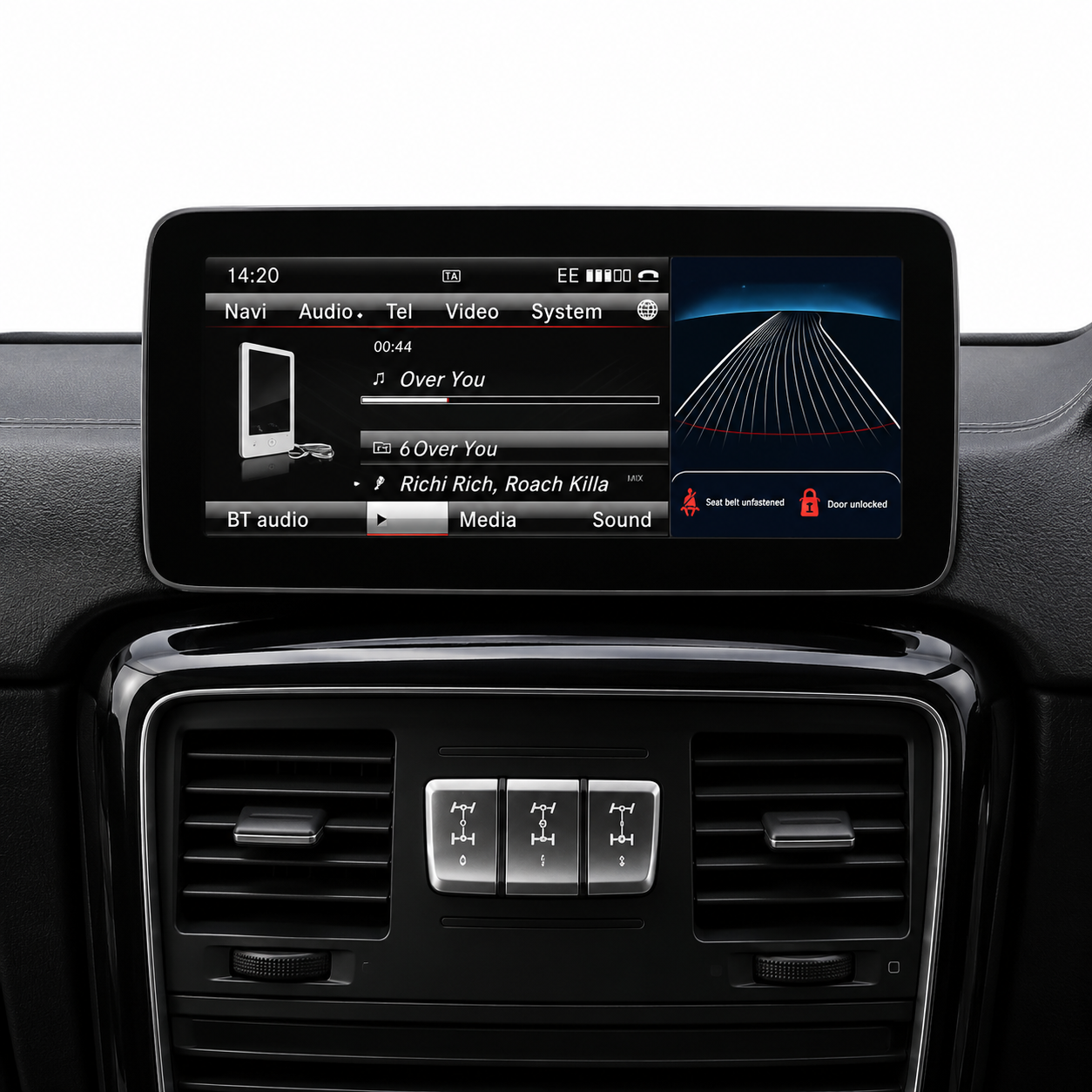 Mercedes-Benz G Class G350/G500/G63/G65 (2010-2017) Apple CarPlay Android Auto 10.25" Touch Screen
