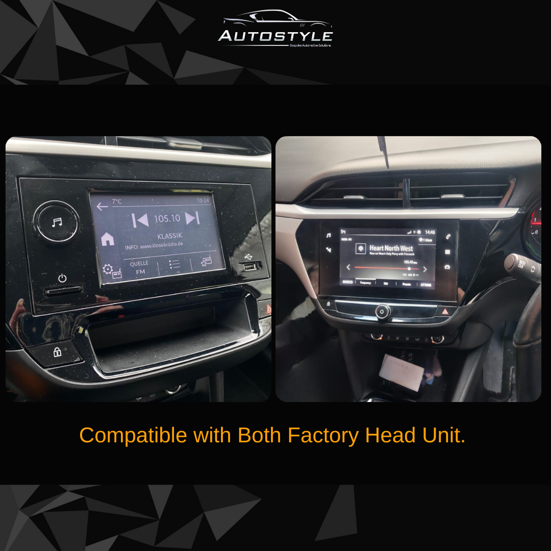 Vauxhall Corsa F / SE Apple Carplay / Android Auto 9" Stereo Upgrade 2019-2024