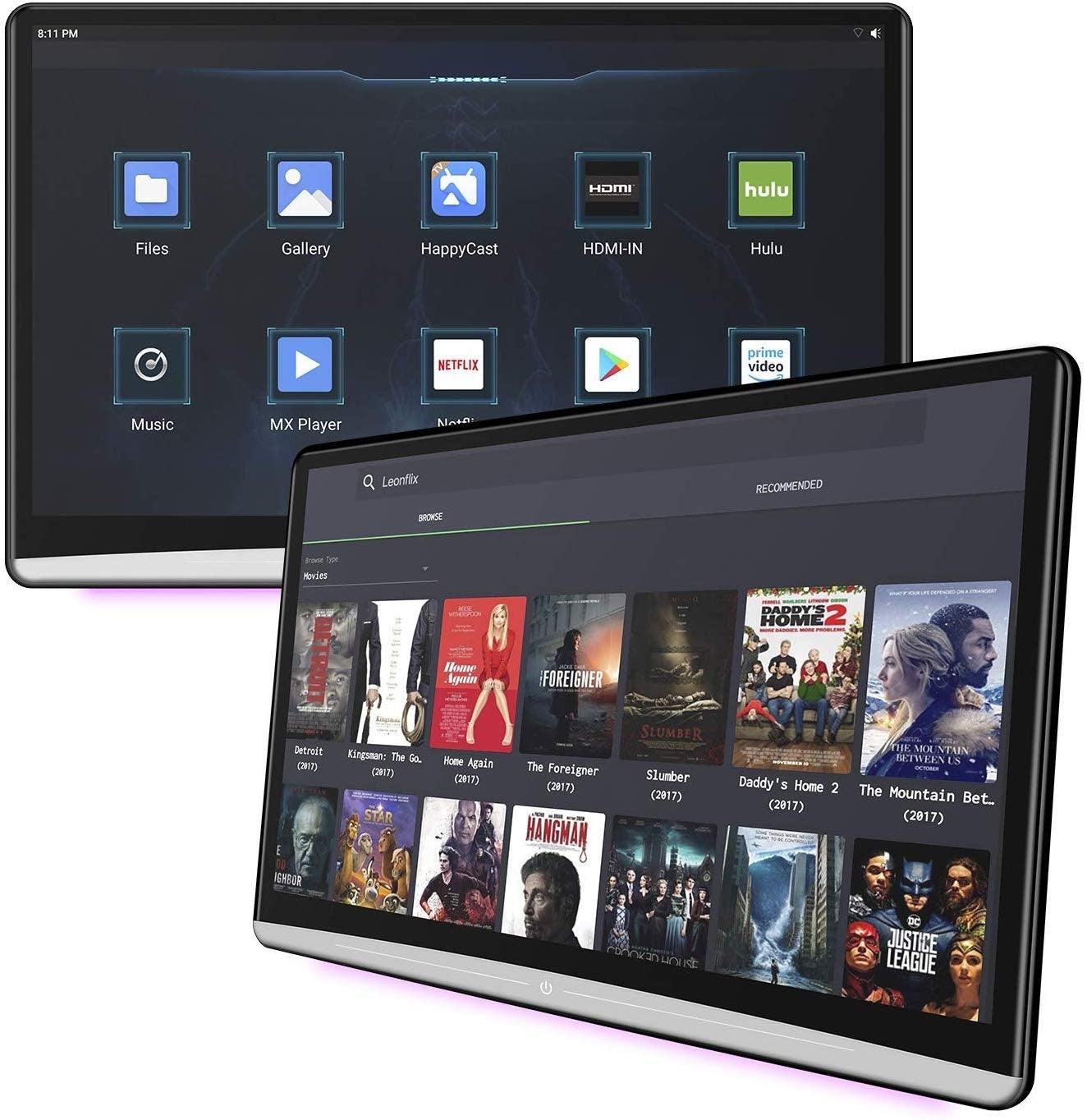 10.1" Android Rear Entertainment Headrest Screen Pair