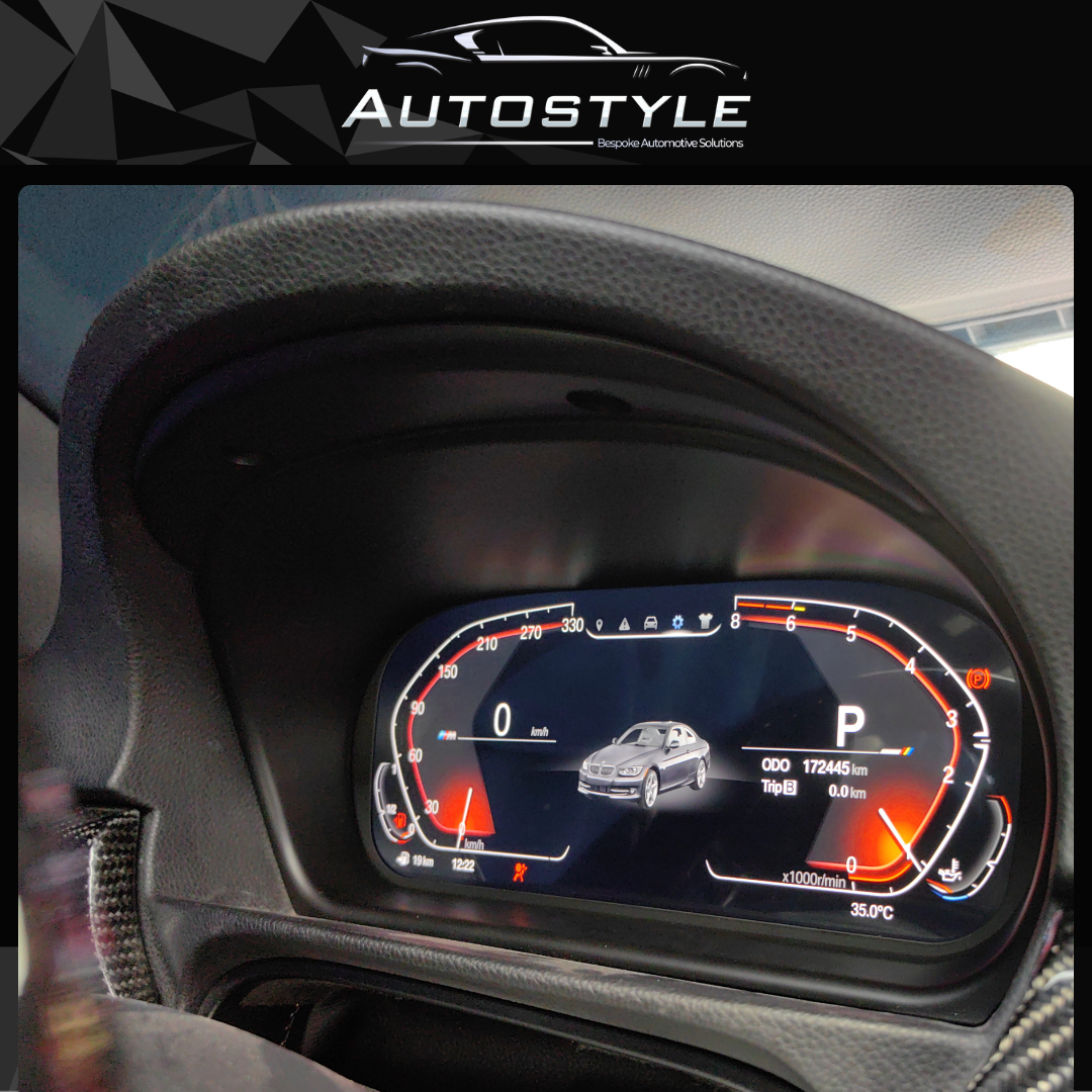 BMW 3 Series Virtual Clock Instrument Cluster Digital Dash Upgrade E90 Series
