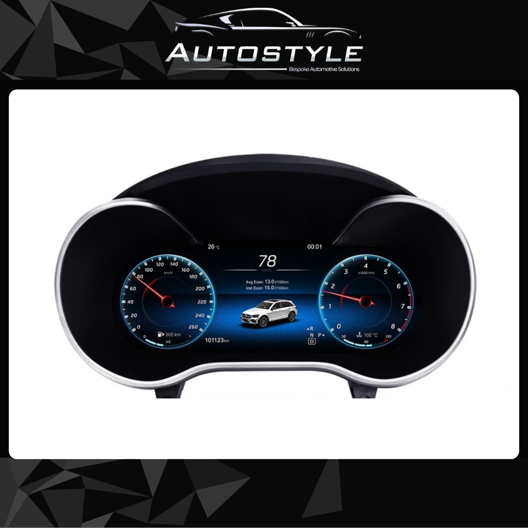Mercedes Benz C GLC Class Virtual Clock Instrument Cluster Digital Dash Upgrade W205 W253
