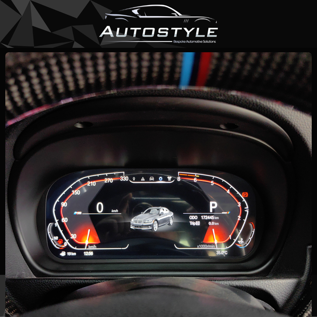 BMW 3 Series Virtual Clock Instrument Cluster Digital Dash Upgrade E90 Series
