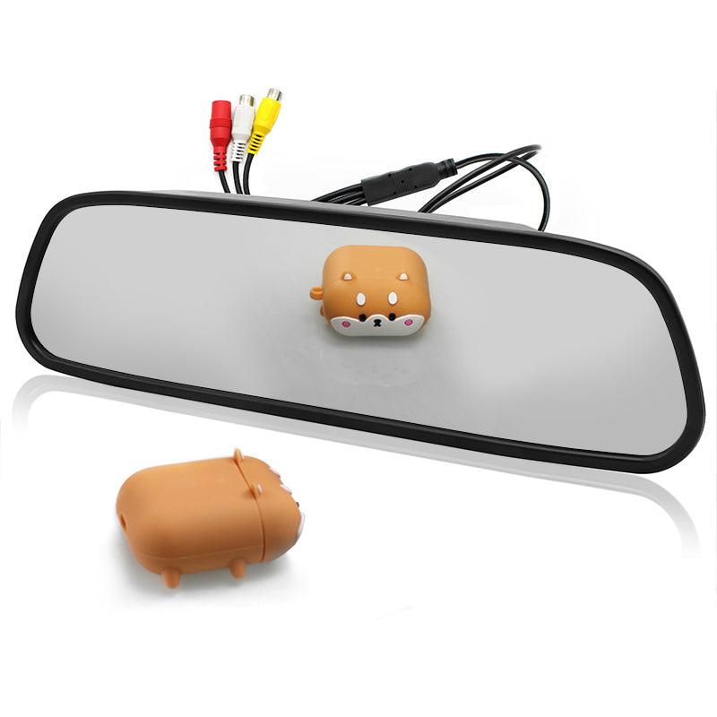 5" AHD Mirror Monitor TFT LCD Digital Screen Display (2 Video Inputs) - AUTOSTYLE UK