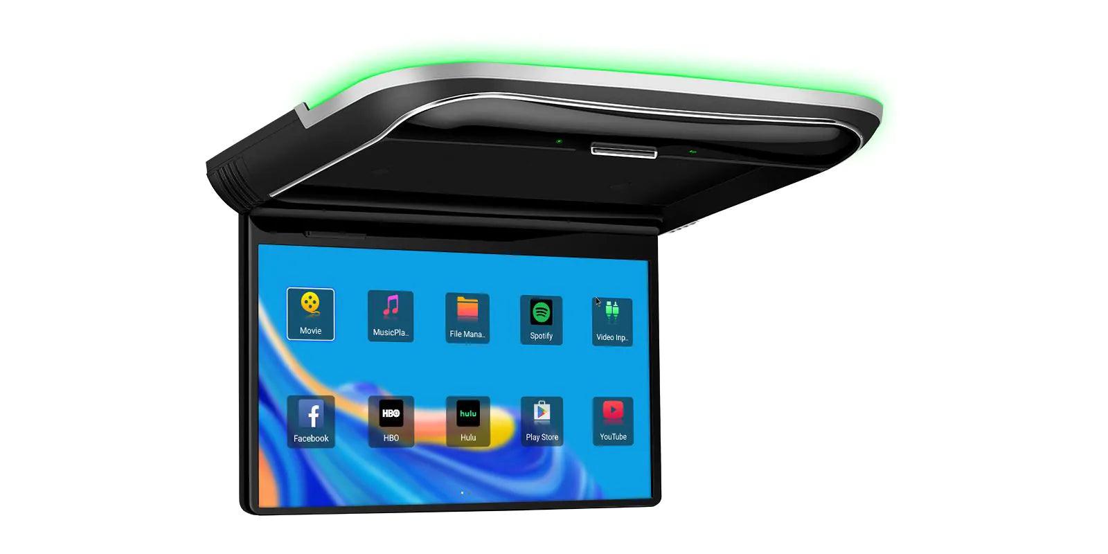 Android Rear Entertainment Car Roof Mount Monitor - AUTOSTYLE UK