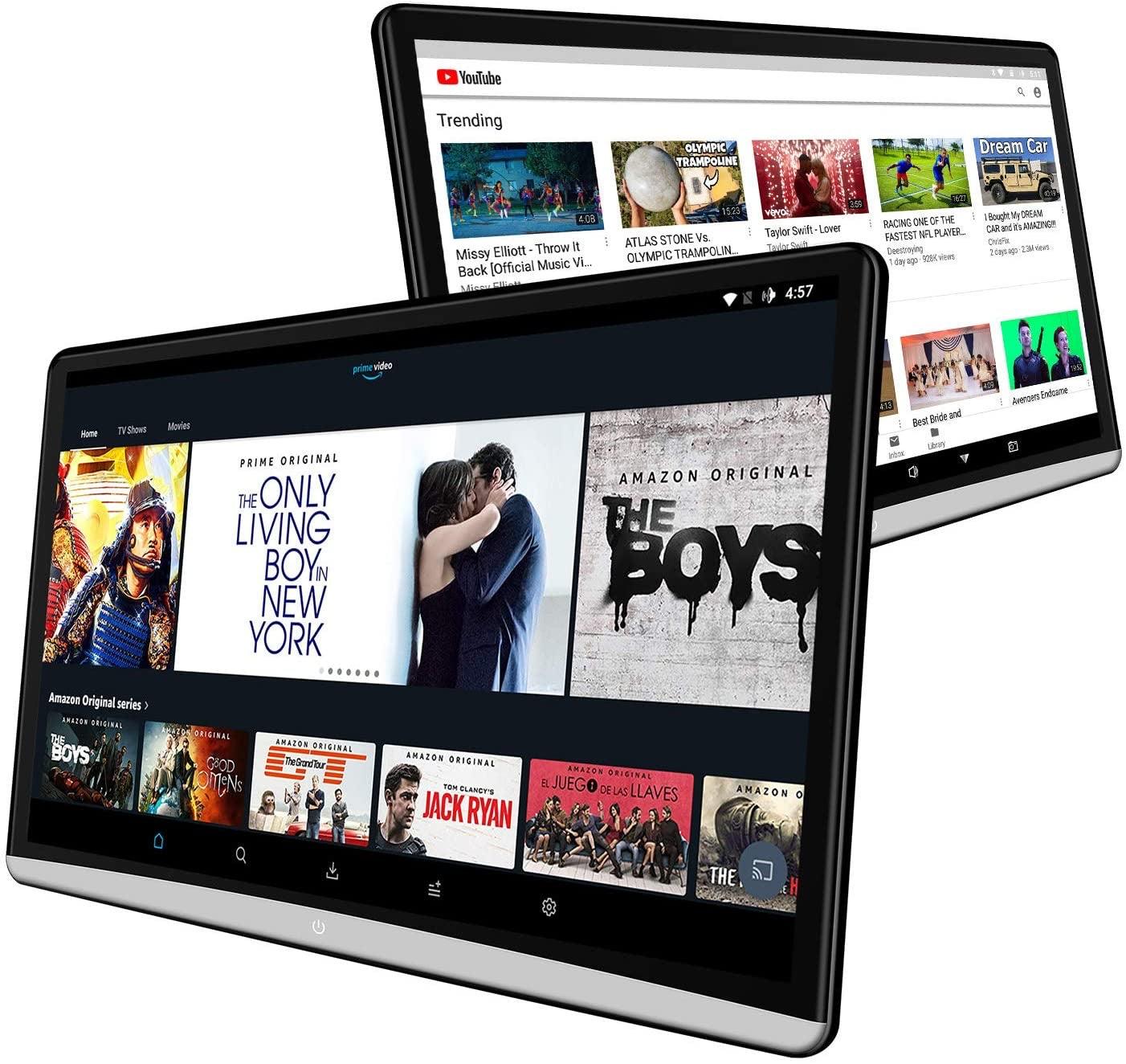 10.1" Android Rear Entertainment Headrest Screen Pair