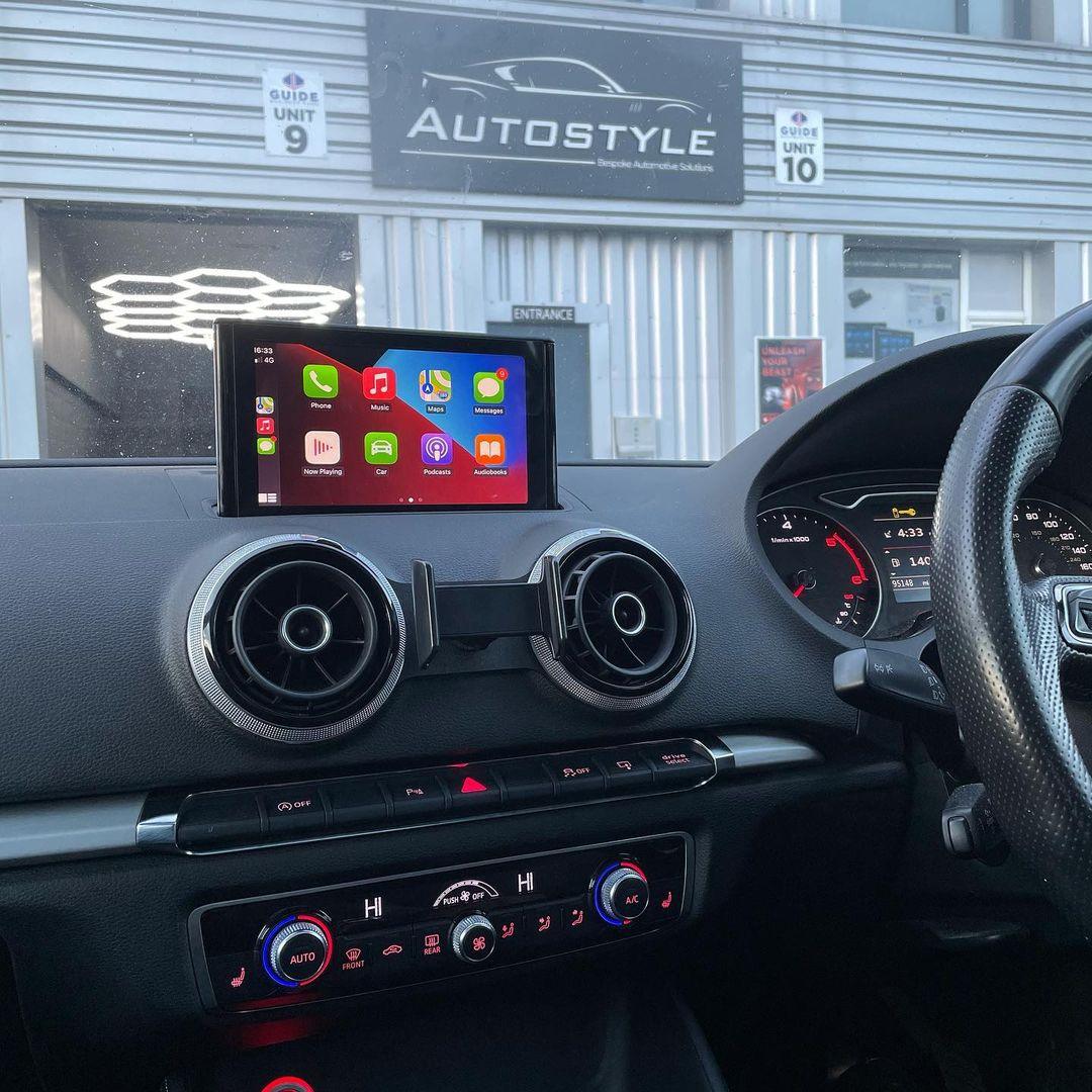 Audi A3 (2014-2018) 7" Flip-Out Android Screen Upgrade and Wireless Apple CarPlay - AUTOSTYLE UK