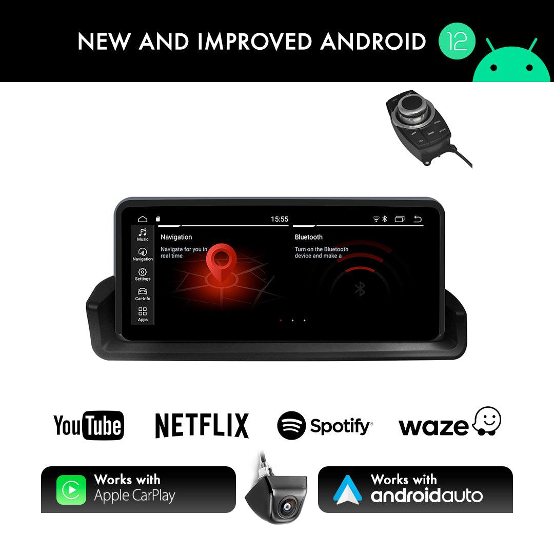BMW 3 Series E90/E91/E92/E93 (2005-2012) 10.25" Android Screen Upgrade and Wireless Apple CarPlay - AUTOSTYLE UK