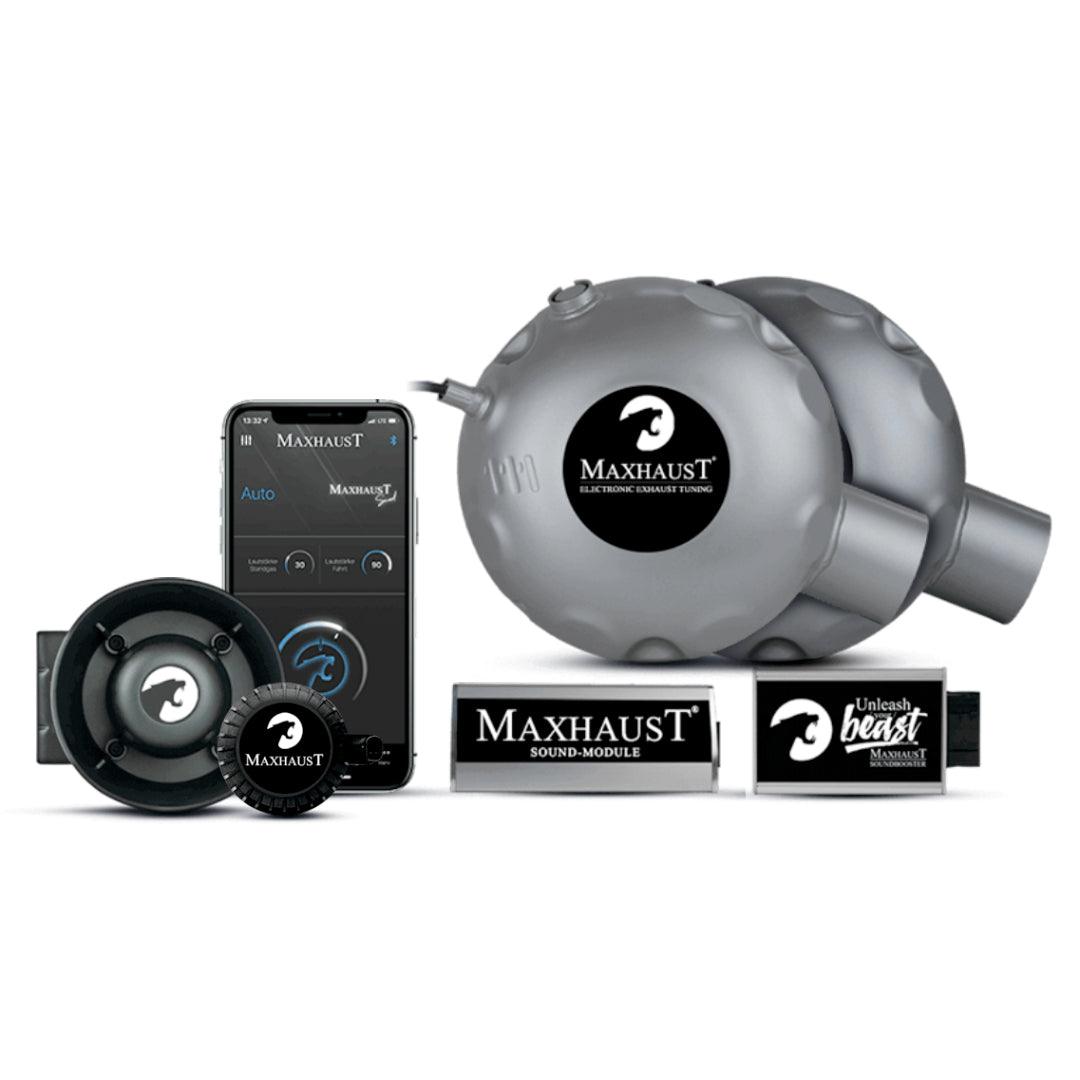 Maxhaust Active Sound System, Sound Booster with APP control - AUTOSTYLE UK
