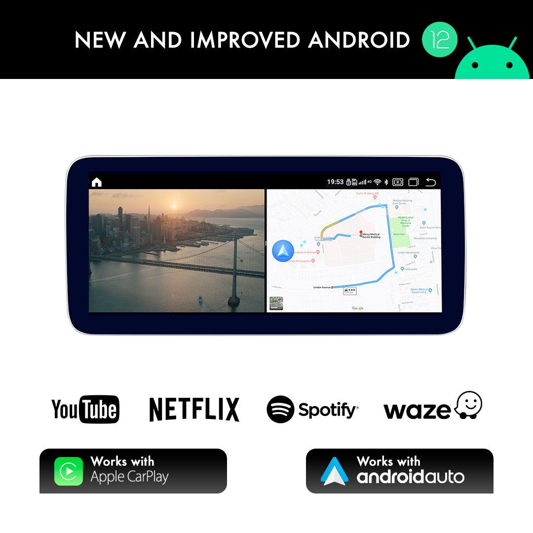 Mercedes-Benz A Class W176 (2012-2018) 10.25" Android Screen Upgrade and Wireless Apple CarPlay - AUTOSTYLE UK