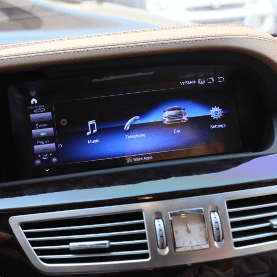 Mercedes-Benz S Class W221 (2005-2013) 10.25" Android Screen Upgrade and Wireless Apple CarPlay RHD - AUTOSTYLE UK