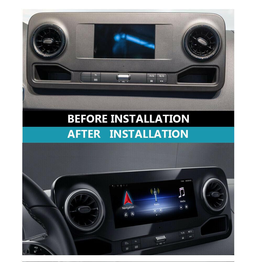 Mercedes-Benz Sprinter W907 (2018-2021) 10.25" Android Screen Upgrade and Wireless Apple CarPlay - AUTOSTYLE UK