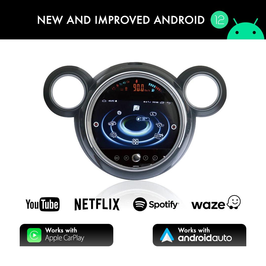 Mini Cooper S F55/F56 NBT (2014-2016) Countryman 9" Android Screen Upgrade and Wireless Apple CarPlay - AUTOSTYLE UK