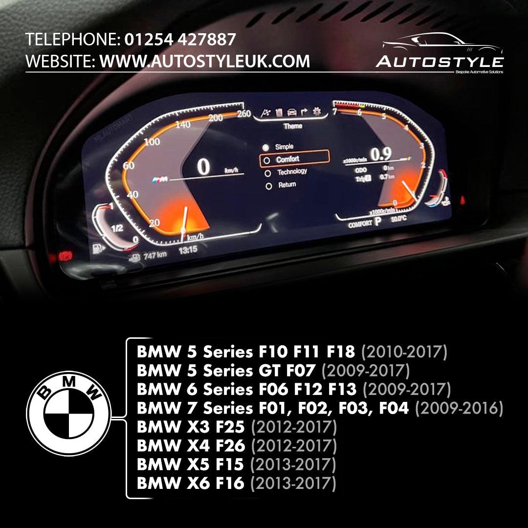 Universal BMW Virtual Cluster Clock Upgrade (2009-2017) - AUTOSTYLE UK