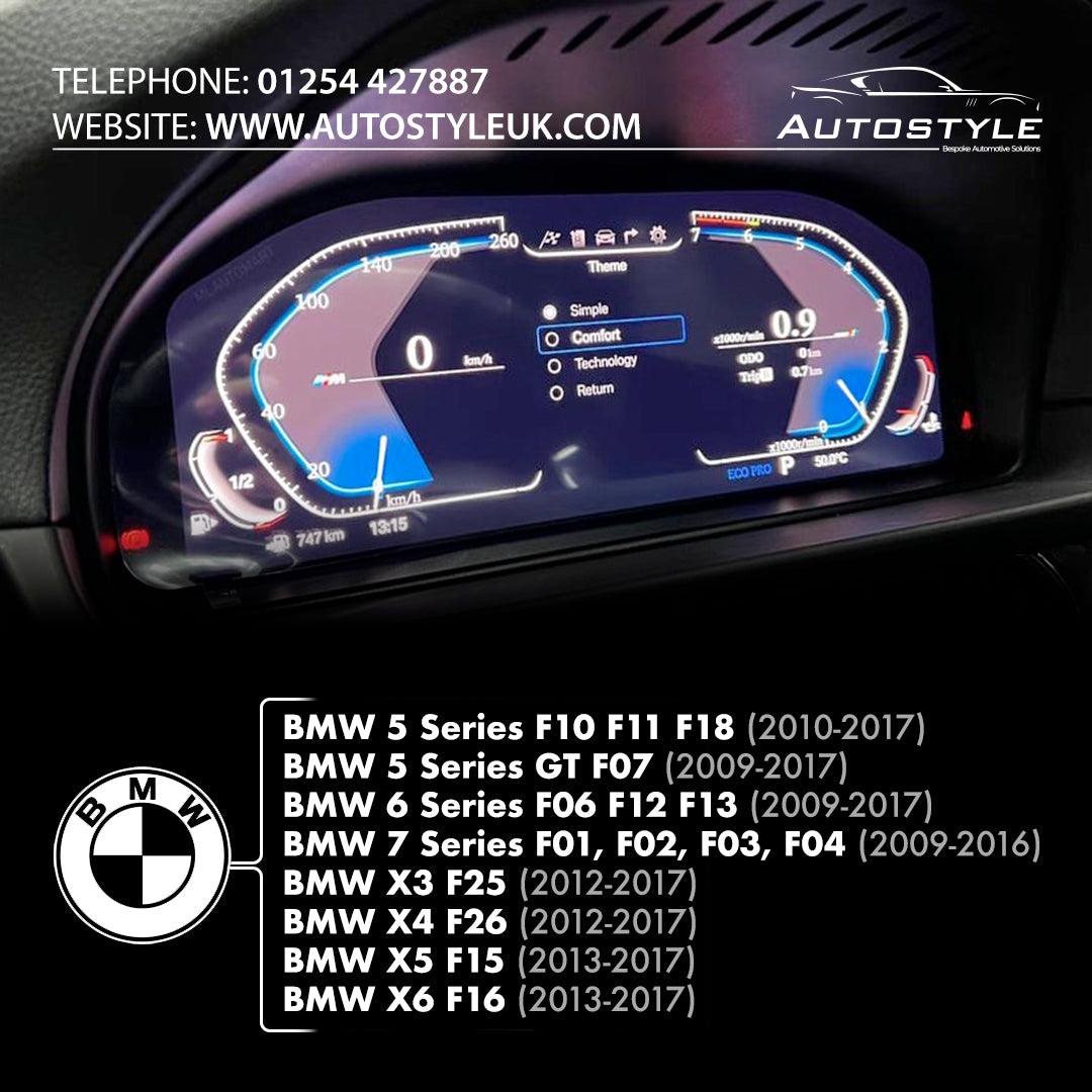 Universal BMW Virtual Cluster Clock Upgrade (2009-2017) - AUTOSTYLE UK