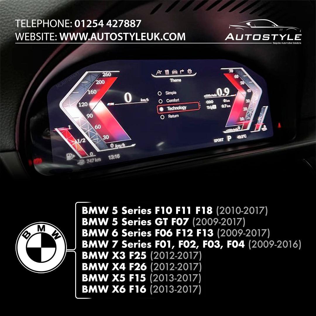 Universal BMW Virtual Cluster Clock Upgrade (2009-2017) - AUTOSTYLE UK