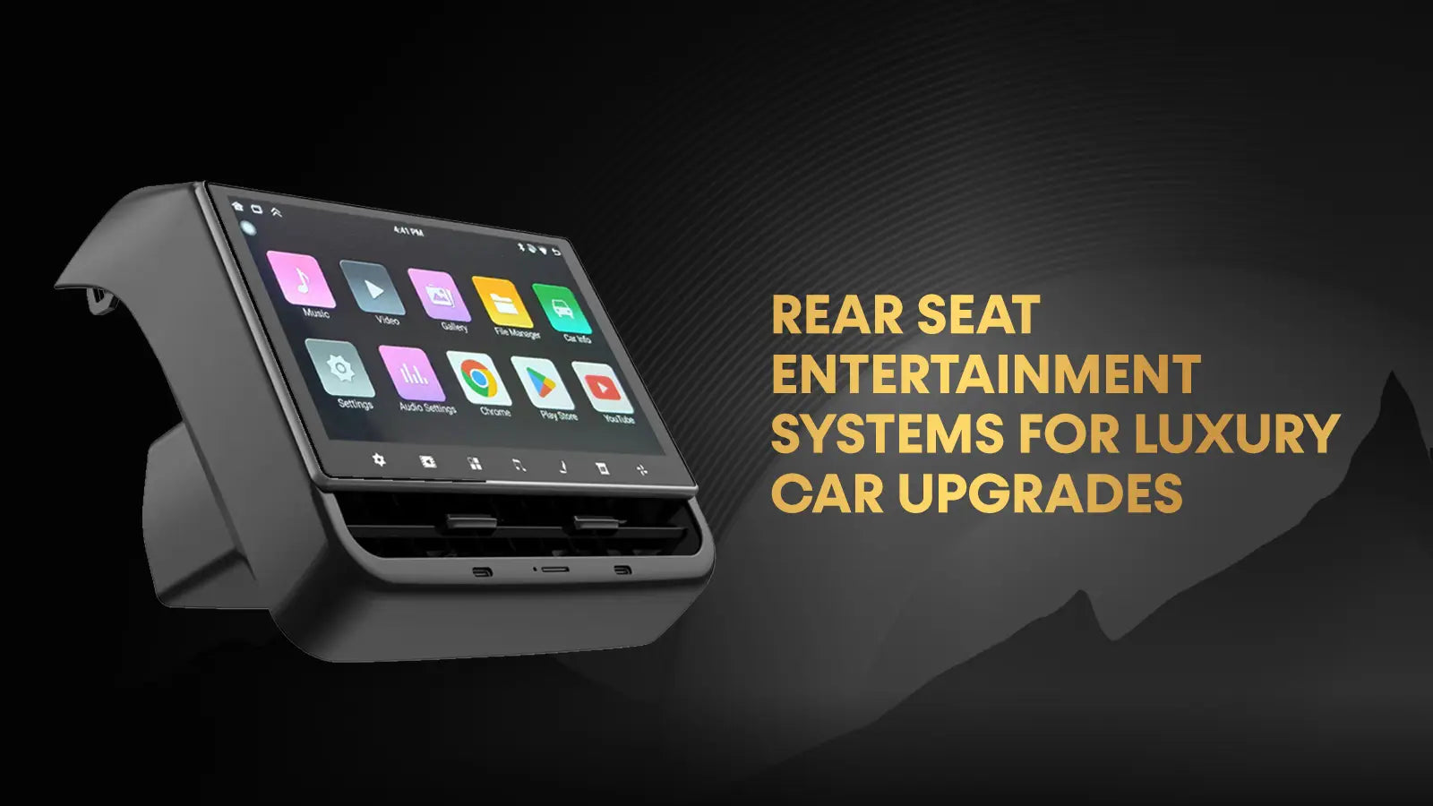 Rear Seat Entertainment Systems for Luxury Car Upgrades | Autostyle uk