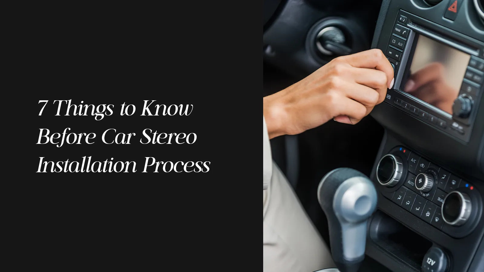  7 Things to Know Before Installing a Car Stereo System | Autostyleuk