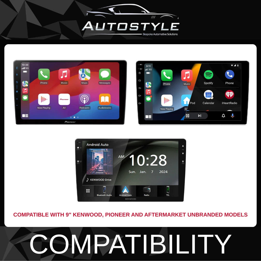 10.1" to 9" REDUCER TRIM FOR AFTERMARKET HEADUNIT