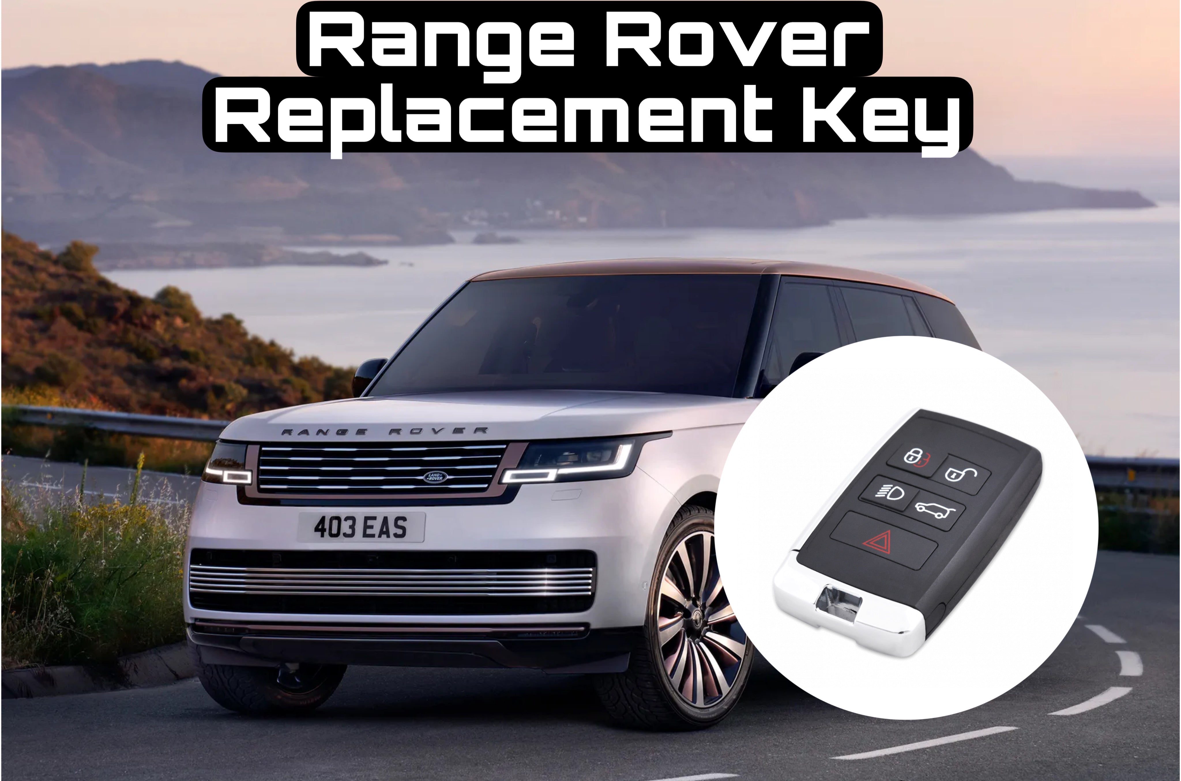 Land Rover Range Rover Remote Key Fob - Discovery Evoque Defender Sport Vogue