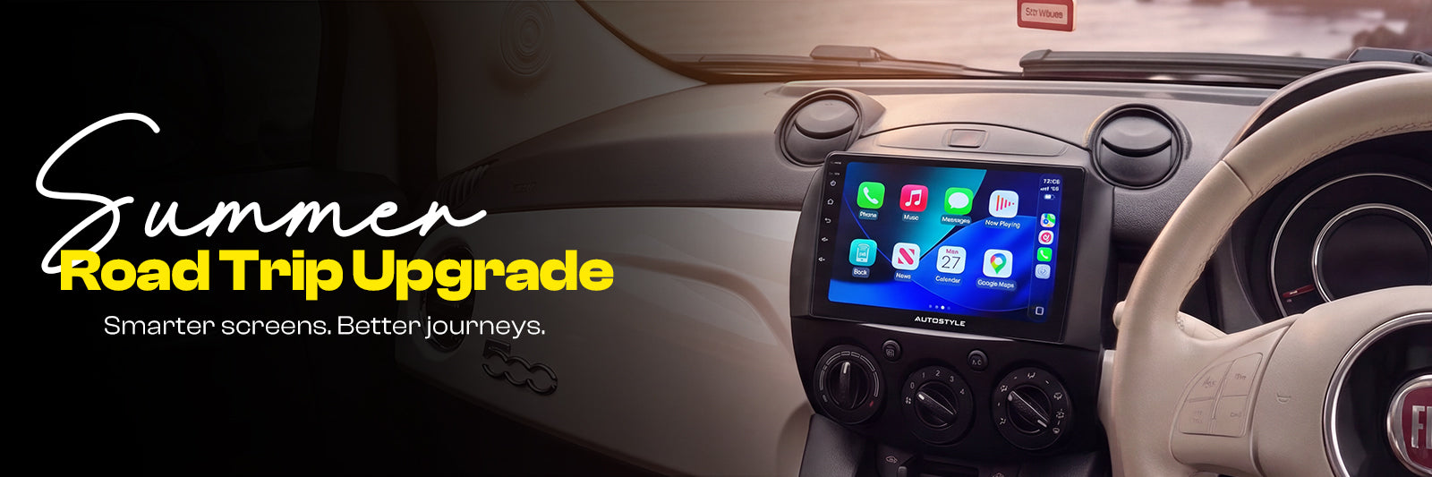 Vehicle upgrade banner