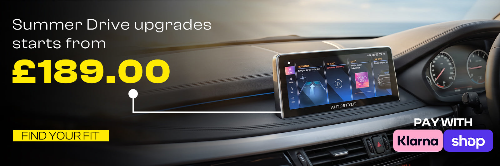 Autostyle sale banner carplay starts from pound 189