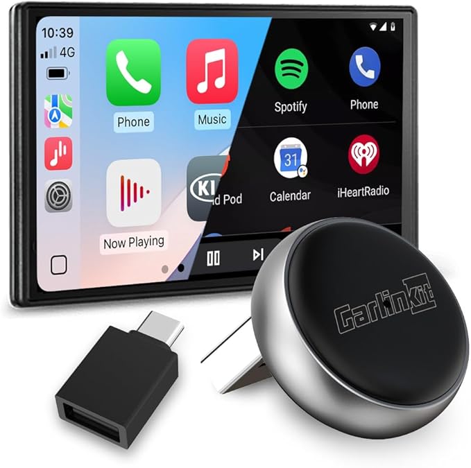 CarlinKit MINI Ultra 3 Wireless Adapter - Converts wired CarPlay/Android Auto to wireless