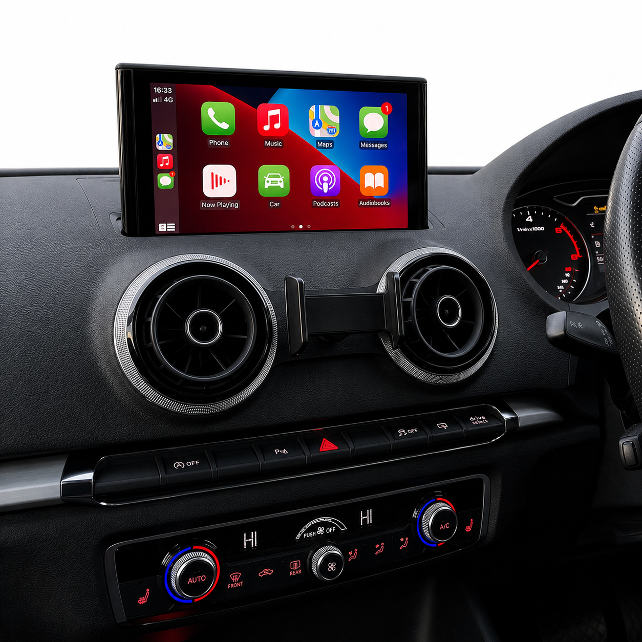 Audi A3 Apple Carplay / Android Auto 7" Flip-Out Stereo Upgrade (2014-2018)