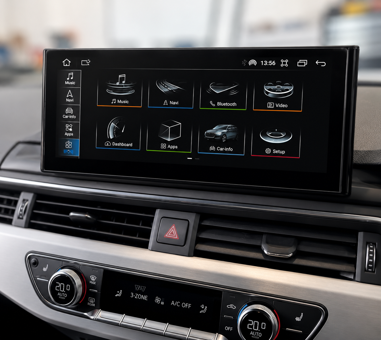 Audi A4 B9(2017-) Apple CarPlay Android Auto 10.25" Touch Screen RHD