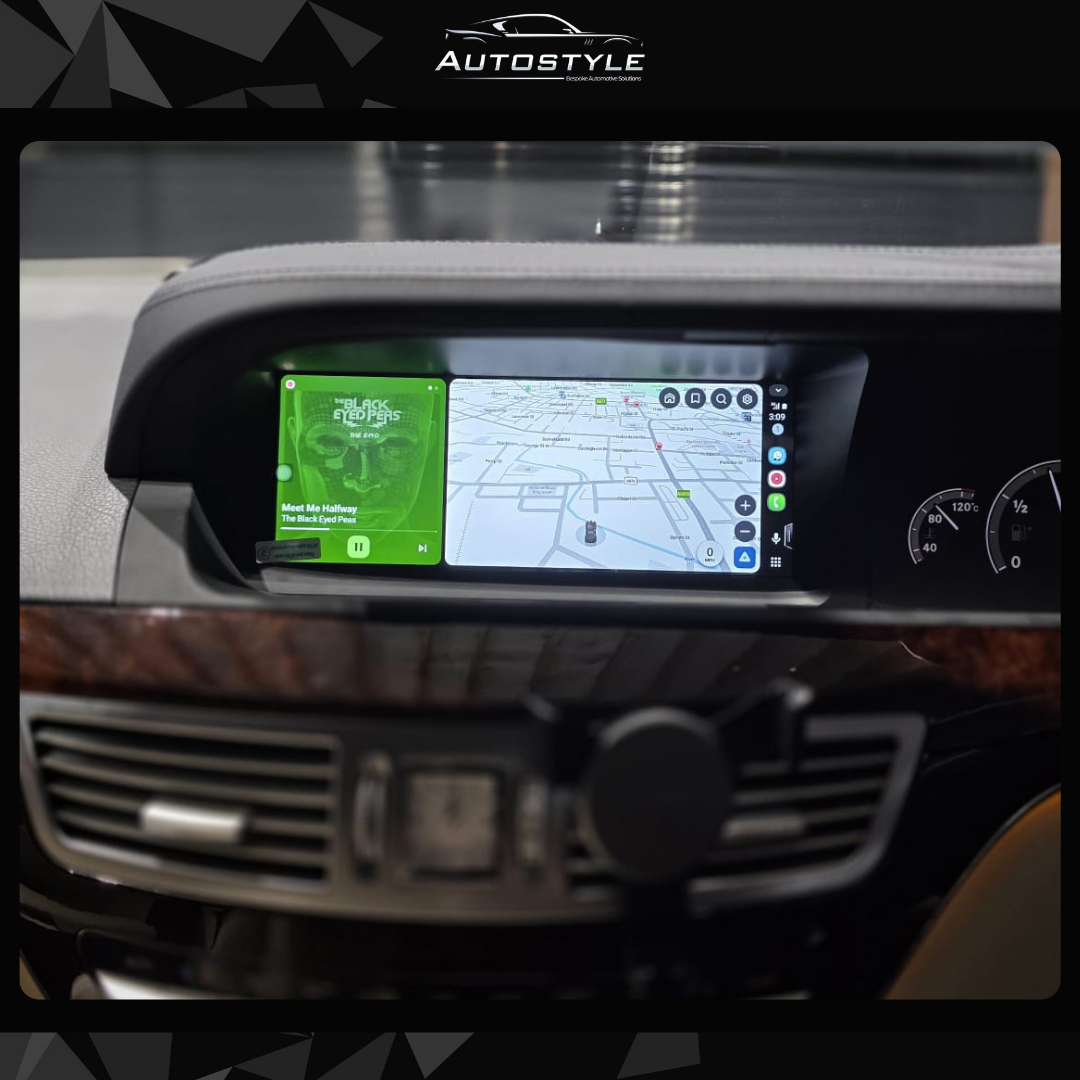 Mercedes-Benz S Class W221 (2005-2013) Apple CarPlay Android Auto 10.25" Touch Screen RHD