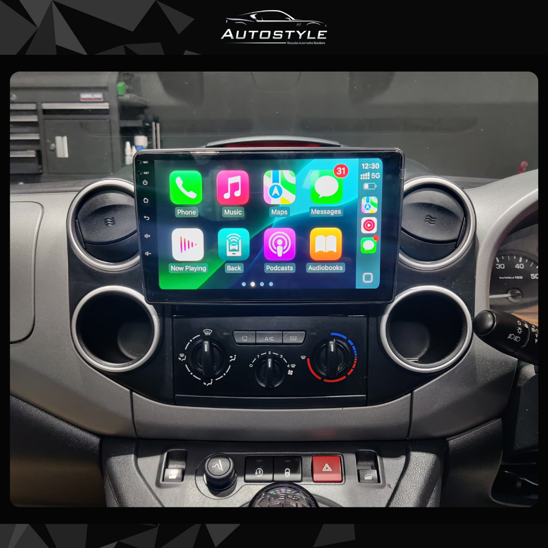 Citroen Berlingo 2, C2, C3 Apple Carplay / Android Auto 9" Stereo Upgrade (2001-2019)