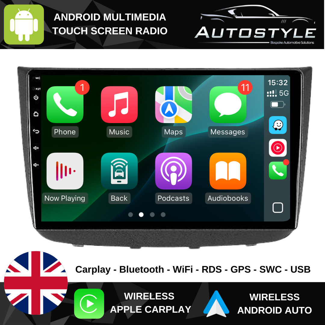 Mercedes-Benz Vito Apple Carplay / Android Auto 10" Stereo Upgrade (2003-2010)